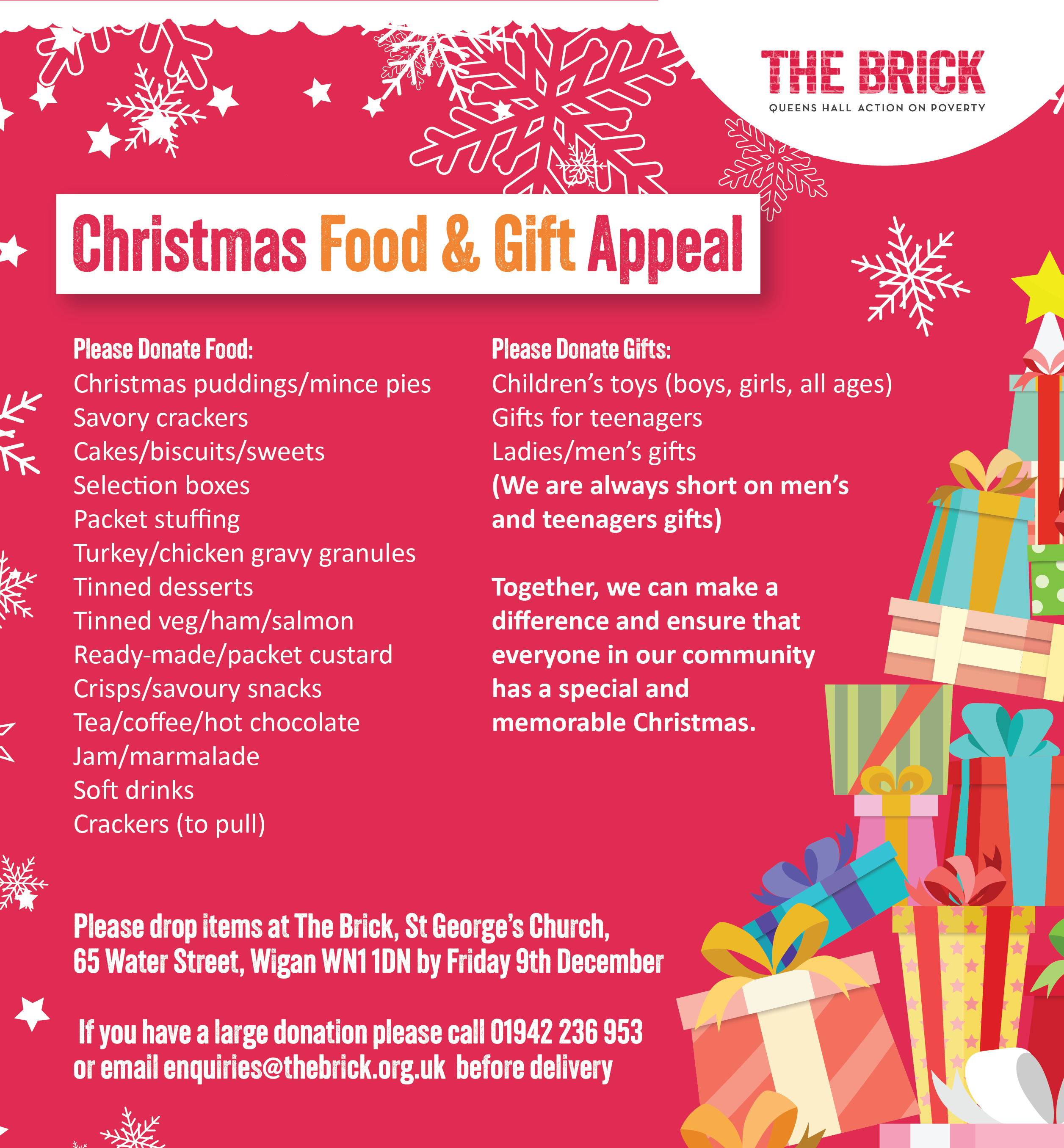 Help Gift Dignity This Christmas - The Brick